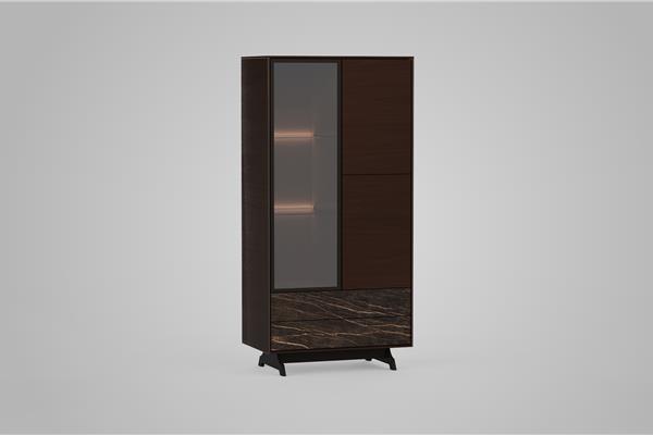 Vitrine à 3 portes - Meubles en chêne